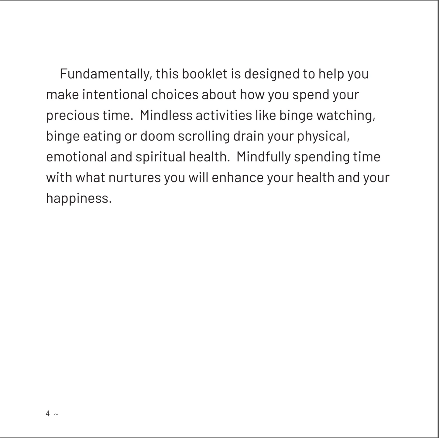 My Comfort Book